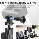 ULANZI Goquick Bicycle Bracket for Action Camera 360Motorcycle Camera Mount for Bike Holder Handlebar Mount w Adpter for Hero Action Cameras 8~35mm