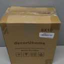 upsimples 8x10 Picture Frame Set of 10, Display Pictures 5x7 with Mat or 8x10 Without, Multi Photo Frames Collage for Wall or Tabletop Display, Black