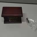 6 Inch Small Wooden Urn for Human Ashes - Keepsake Urn for Men & Women, Funeral Ashes Holder, Wooden Urn Box and Casket with Tree Design