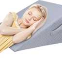 Bed Wedge Pillow for Sleeping, Adjustable Wedge Pillow Set for After Surgery, Elevated Triangle Pillow for Acid Reflux and Back Pain Relief, Post Surgery, Snoring, Back Suppor (Gray-02)
