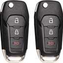 Keyless Entry Remote Control Flip Key Fob Replacement Fits for Ford F-150/F150 2015 2016 2017 2018 2019 2020-2023 F250 F350 17-22 Explorer Ecosport Ranger Bronco Maverick Escape N5F-A08TAA