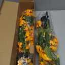 Solar Garden Lights Outdoor, Solar Sunflower Lights with 46 Lifelike Sunflower, Waterproof 90 Bright LED Fall Flowers Garden Decor for Patio Flower Bed Yard, Gift for Mom (2 Pack)