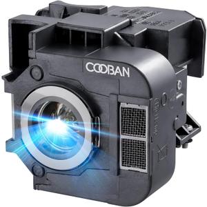 COOBAN ELPLP50 /V13H010L50 Replacement Projector Lamp Bulb with Housing for Epson PowerLite 85 /PowerLite 84+ 84 826W+ 825, H353A H296A EB-85 EB-84 EB-824H, PowerLite 85+ 826W 825+ Projector