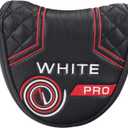 Golf Club Head Covers Putter Headcovers Mallet Putter Cover Blade Putter Cover for Odyssey White Hot Pro Heel-Shaft Strong Magnetic