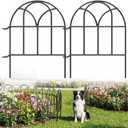 19 Pack Garden Fence Panels - 20.58ft x 17in (H) Garden Fence Animal Barrier Metal Fencing for Yard Decorative Garden Border Edging for Dogs No Dig Dog Fence for Outdoor Decor Flower Bed