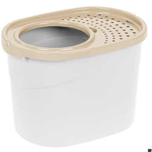 IRIS White Top Entry Litter Box