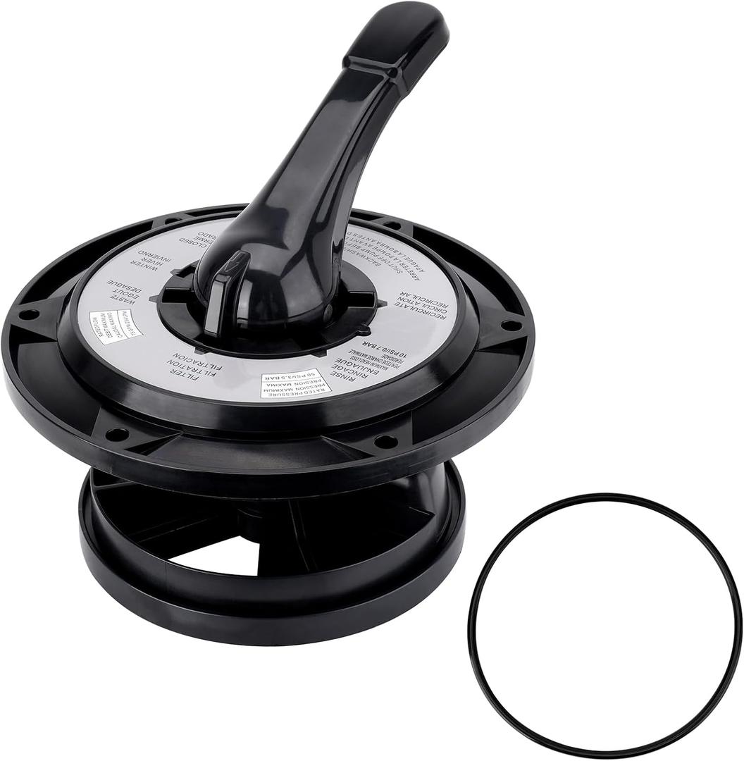 Upgrade SPX0714BA Key Cover and Handle Assembly with O-Ring Compatible with Hayward SP0714T S210S S220T2 Series Vari-Flo XL Multiport Valves