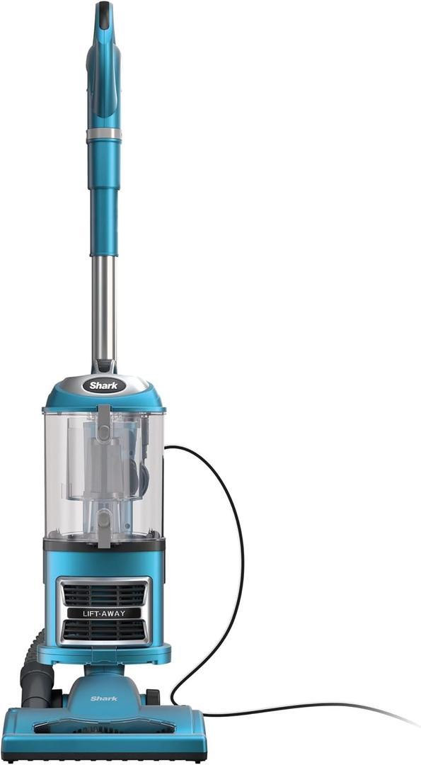 Shark NV380 Navigator Lift-Away Deluxe Upright Vacuum with Large Dust Cup Capacity, Swivel Steering, Upholstery Tool & Crevice Tool, Blue 