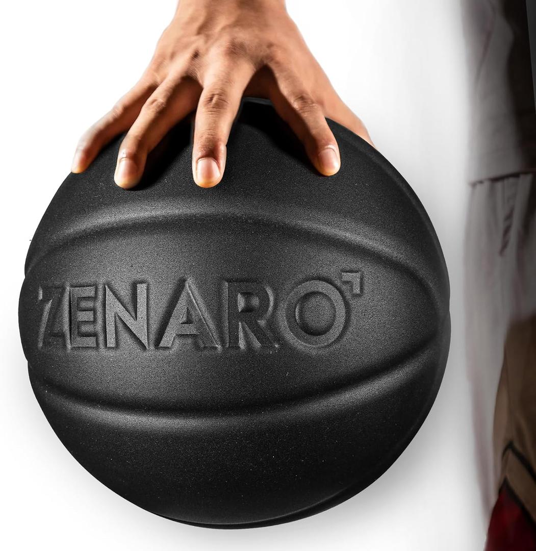 Zenaro Ultra Premium Silent Basketball - Size 7 (29.5), Non-Compressed, 3D Sculpted Groove for True Bounce & Control, Real Game-Weight Indoor Basketball, Durable Airless Foam, Premium Gift Box