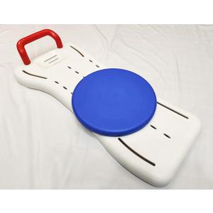 Bathtub seat Panel, Bathtub Shower Board for Sitting,Portable Shower Bench, Shower Bath Seat, Fits tub Having Width in the Range of 19"-29".360 Degree Rotating seat Board, 250lbs Load Bearing,(1Ea,White)