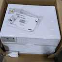 Keystone 8,000 BTU Wall Mounted Air Conditioner and Dehumidifier, 115V, Wall Unit for Bedroom, Bathroom, Small-Medium Sized Rooms up to 350 Sq.Ft., Quiet, High Efficiency Wall Mounted AC Unit, White