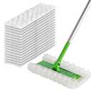 Heavy Duty Dry Sweeping Cloths for Swiffer Sweeper, Disposable Pet Dry Mop Pad Refills, Super Thick, 4X Locks Out Dust and Hair for Floor Cleaning