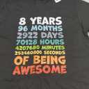 8 Year Old Bday Decorations, Son, Boy 8yr 8th Birthday T-Shirt, Size S