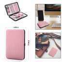 Manicure Set Professional Nail Clippers Kit Pedicure Care Tools- Stainless Steel Women Grooming Kit 18Pcs for Travel or Home (Pink)