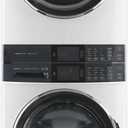 Electrolux ELTE7600AW 4.5 Cu. Ft. Front-Load Washer & 8.0 Cu. Ft. Electric Dryer Stacked Laundry Tower in White with SmartBoost Premixing