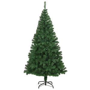 Artificial Christmas Tree with Thick Branches Green 6 ft PVC