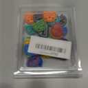 Uniclife 24 Pcs 1 Inch Smiley Face Key Cap Covers, Identifiers & Organizers, Painted Vinyl, 8 Colors