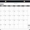 Desk Calendar 2025-2026 – Jul 2025 – Dec 2026, 18 Monthly Desk Calendar, Large, 17'' x 12'', 2025-2026 Desk/Wall Calendar with To-do Lists, Desk Pad, Ruled Blocks, Corner Protectors