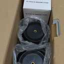 2 Pack Outdoor Bluetooth Speakers, Upgrade Multi-Sync Bluetooth Party Speakers with Flame Light, Built-in 360 HD Stereo Sound, Cool Tech Gadgets Upgraded IPX7 Waterproof for Patio Porch, Gift for Men