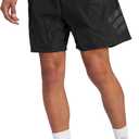 adidas Men's Future Icons 3-Stripes Woven Shorts (Large, Black)