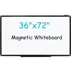 XIWODE Large Magnetic Dry Erase BoardWhiteboard for Wall, 36 x 72 inches, Whiteboard Marker Board Writing BoardBlack Aluminum Frame, Durable, for Home School & Office