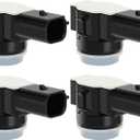 SCITOO 4pcs Reverse Backup Parking Assist Sensors fit for Chevy, for Cadillac, for GMC, for Buick Vehicles - Silverado, Suburban, Tahoe, Yukon XL, Sierra, Escalade, ESV 4.3L 5.3L 6.0L - OE# 52050134