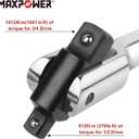 MAXPOWER 24-inch Breaker Bar Dual Drive 3/4-Inch Drive and 1/2-Inch Drive Flex Handle