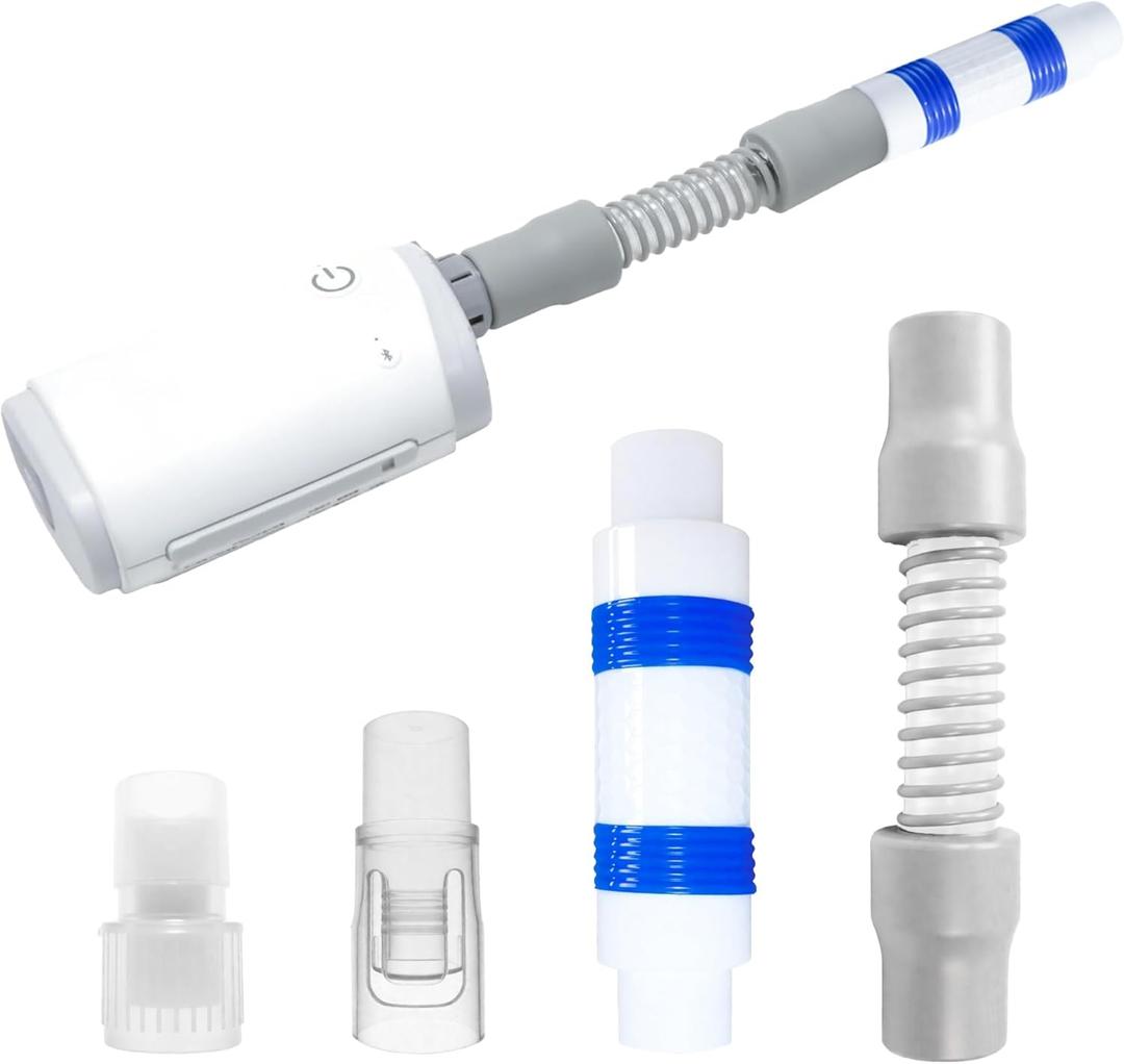 CPAP Muffler Physical Noise Reduction CPAP Accessories, Quiet Resin Silencer for Transcend Travel & Air Mini CPAP, Reduces White Noise for Peaceful Sleep