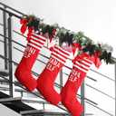 Syhood 30 Pcs Burlap Bows Christmas Knot Handmade Ribbon Natural Rustic Burlap Bows Wreath Decorative Bowknot Ornaments for Christmas Tree Home Decoration Festival Party Supplies(Black)