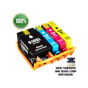 910XL Ink Cartridges Combo Pack 8015e 8025e Replacement for HP Ink 910 910XL Ink cartridges Work with OfficeJet 8015e 8025e OfficeJet Pro 8025e 8028e Printers 4 Pack(Black Cyan Magenta Yellow)