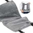 Heating Pad for Pain & Cramps Relief, 12"x24" Cordless Electric Heat Pad with Adjustable Straps, 15000mAh Battery Powered, 3 Heat Levels, Auto Shut Off, for Back, Shoulder, Leg, Gifts for Women & Men