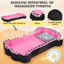 whiffee Portable Toddler Floor Bed,Foldable Toddler Travel Bed with Washable Cover for Kids,Soft and Safe