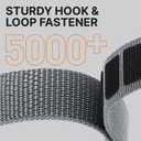 Bandletic Compatible with Apple Watch Band Men, Wide Stretchy Nylon Sport Loop with Magnetic Fidlock V-Buckle for iWatch 49mm(Ultra 3/2/1),46mm(11/10),45mm(9/8/7),44mm(SE3/SE2/SE/6/5/4),42mm(3/2/1)