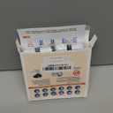 IEADEN Precut Kinesiology Tape for Knees, 10 Pcs - Knee Support & Stability, Knee Pain Relief Athletic Tape - Waterproof & Elastic, Breathable Hypoallergenic Latex-Free Tape, Black