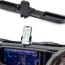 FIERYRED Phone Mount for 2024 2025 Jeep Wrangler JL JLU JT Gladiator Multi-Mount Car Cell Phone Holder Dash Tray System Kit, Not for Wrangler 4xe/Oil-Electric Hybrid Version