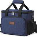 Lifewit Large Lunch Bag Insulated Lunch Box Soft Cooler Cooling Tote for Adult Men Women, Dark Blue 24-Can (15L)