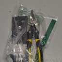 HURRICANE 10 Inch Aviation Tin Snips, Straight Cut Shears for Sheet Metal, Aluminum, Gutter & DIY Projects, Regular Straight Cutting Sheet Metal Cutter