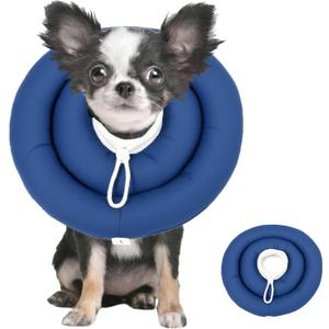 Soft Dog Cones, Recovery Dog Donut Collar After Surgery- Cone of Shame Alternative, Pet Elizabethan E-Collar Anti-Bite Lick Wound Healing Adjustable for Small Large Medium Dogs-BARDIMIES (L(Neck Girth6.8-13IN))