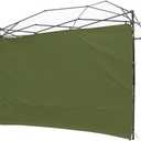 Canopy Sunwall Sidewall Gazebos Tent Waterproof for 10x10ft Pop up Straight Leg Gazebos Outdoor Instant Canopies 1 Pcs Green Only