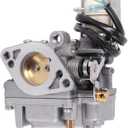 Carburetor for Yamaha 15HP 20hp F15/F20 4-Stroke Outboard engines,Ref No.6AH-14301-00 6AH-14301-01, fit for Tohatsu/Nissan 15HP (2000-2007) 4 Stroke boat Motors carb