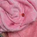 18 Pcs Kids Sleepover Party Supplies Set for Girls Fleece Soft Blankets Fluffy Heart Throw Pillow Plush Sleep Eye Mask for Spa Camping Birthday Favors(Pink,Jade,Dark Pink) (12  11inch)