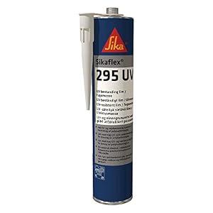 Sikaflex-295 UV Resistant Marine Adhesive Sealant, 10.1 fl. oz Cartridge, Black (10.1 fl. oz Cartridge, Black, 1)