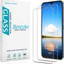 (2 Pack) Designed for Samsung Galaxy A15 5G and Galaxy A15 6.5-inch Tempered Glass Screen Protector, Anti Scratch, Bubble Free (Clear)