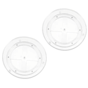 2pcs Wear-Resistant Spice Tray Transparent Rotating Desktop Holders for Kitchen and Makeup Organization Convenient Non- Storage for Cabinets and Countertops