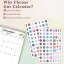 2026-2027 Wall Calendar Extra Large 22"x17", 2026 Wall Calendar 18 Month from January 2026 to June 2027, Hanging Wall Calendars 2026-2027 with Twin-Wire Binding for Home Office Planning Organizing