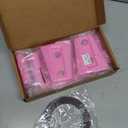 E-cowlboy Door Hinge Cover Trim Exterior Accessories for Jeep Wrangler JK JKU Sport Rubicon Sahara X Unlimited 2-Door & 4-Door 2007-2018 (Pink 8PCS)