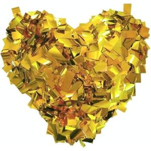 Golden Metallic Confetti Paper - Flame Retardant Foil Confetti Great for Birthday Parties,Concerts,Celebrations,Weddings,Confetti Party,Graduation Ceremonies (1.1 Pounds)