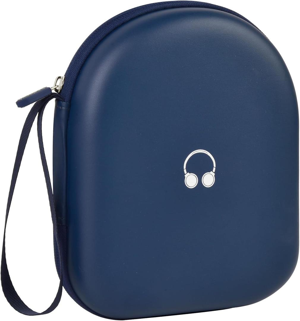 Headphone Case Compatible with JBL Tune 510BT/ 520BT/ for Sony WH-CH520/510/ for JBL Live 460NC/670NC Wireless On-Ear Headphones, Bluetooth Head Phones Storage Bag for Charging Cable -Dark Blue