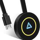 4K Wireless Display Adapter,4k Screen mirroring Adapter for tv for i-OS/Android/Windows/i-Phone/Tablet L-aptop to H-DTV Monitor Projector, Support Air-Play DLNA Miracast (Carbon Black)