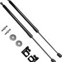 TSUBASA Hood Lift Supports for Honda Pilot YG1 YG2 4th 2023 2024 2025 Front Bonnet Modify Gas Struts Shocks Damper Spring Rod 2PCS (Normal Black)